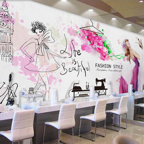 ورق جدران لتصميم صالونات التجميل