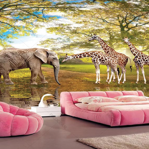 ورق جدران تصميم غرف أطفال