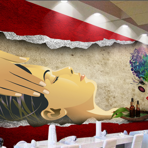 ورق جدران لتصميم صالونات التجميل