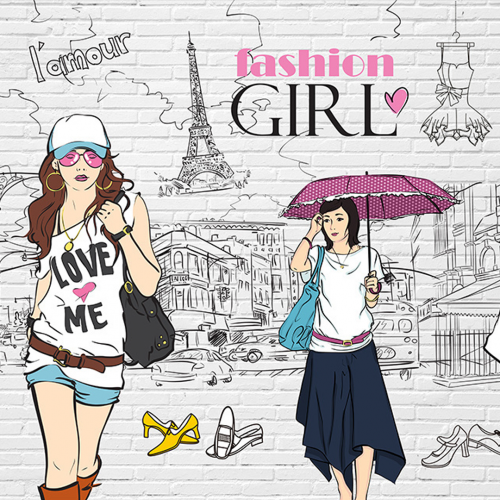 ورق جدران لتصميم صالونات التجميل