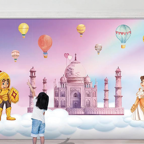 ورق جدران تصميم غرف أطفال