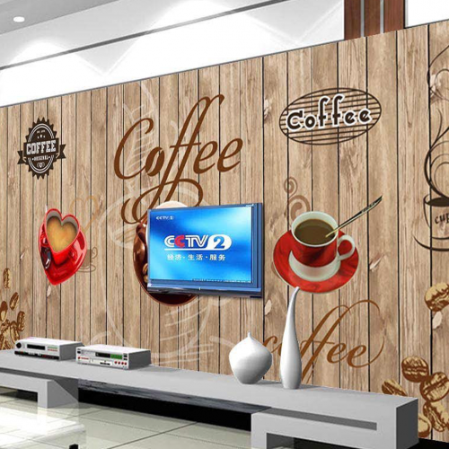 ورق جدران تصميم قهوة