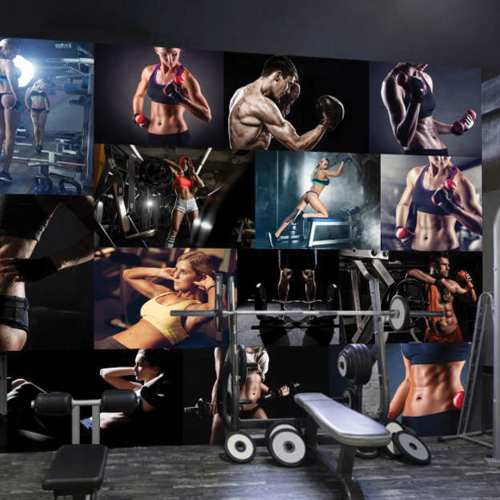 ورق جدران تصميم للنوادي الرياضية