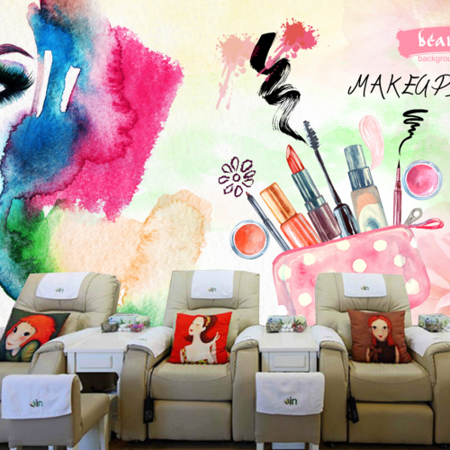 ورق جدران لتصميم صالونات التجميل