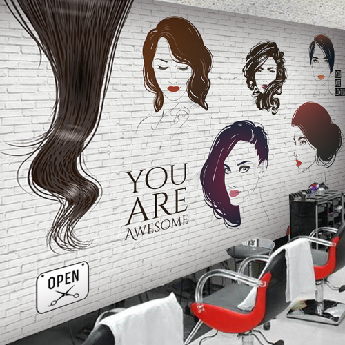 ورق جدران لتصميم صالونات التجميل