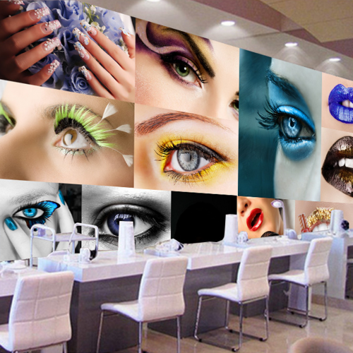 ورق جدران لتصميم صالونات التجميل