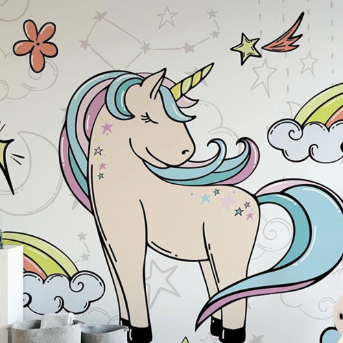 ورق جدران تصميم غرف أطفال