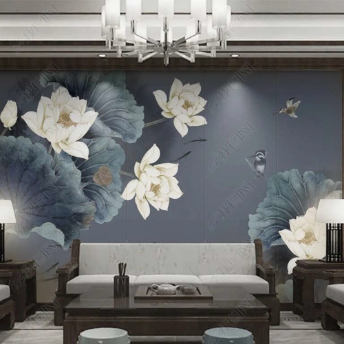 ورق جدران تصميم الطبيعة والأشجار