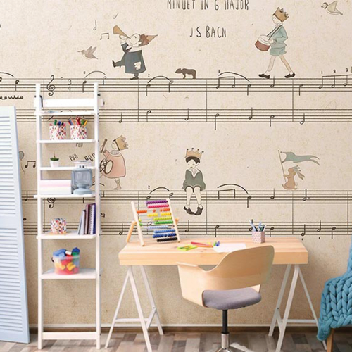 ورق جدران تصميم غرف أطفال