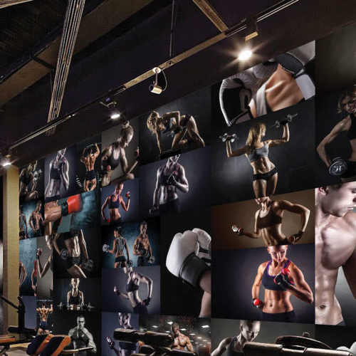 ورق جدران تصميم للنوادي الرياضية