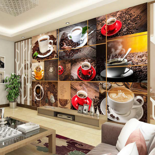 ورق جدران تصميم قهوة