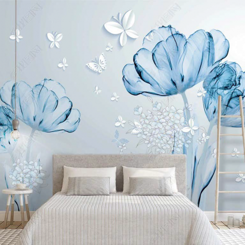 ورق جدران تصميم الطبيعة والأشجار