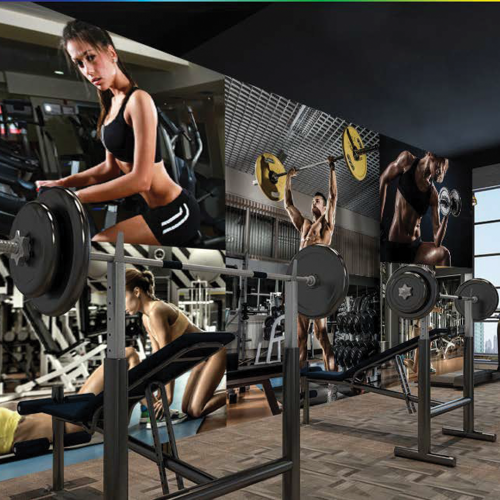 ورق جدران تصميم للنوادي الرياضية