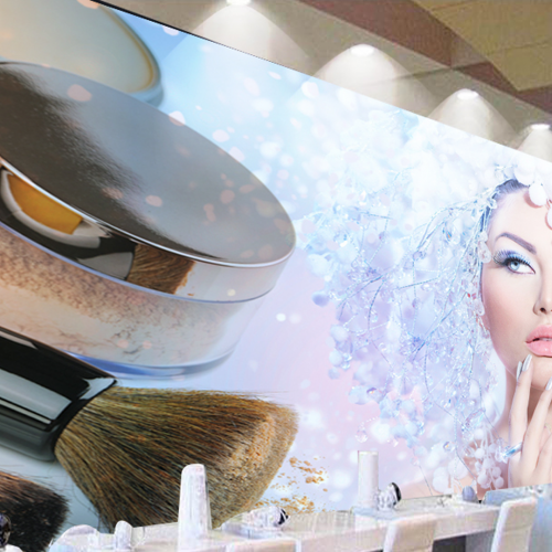 ورق جدران لتصميم صالونات التجميل