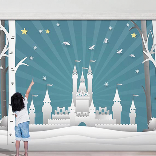 ورق جدران تصميم غرف أطفال