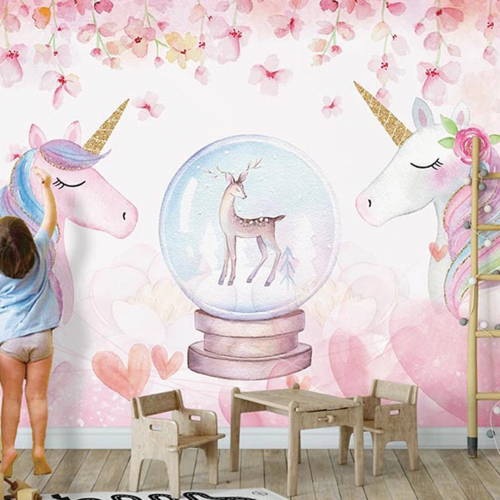 ورق جدران تصميم غرف أطفال