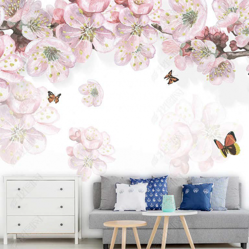 ورق جدران تصميم الطبيعة والأشجار