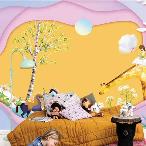 ورق جدران تصميم غرف أطفال