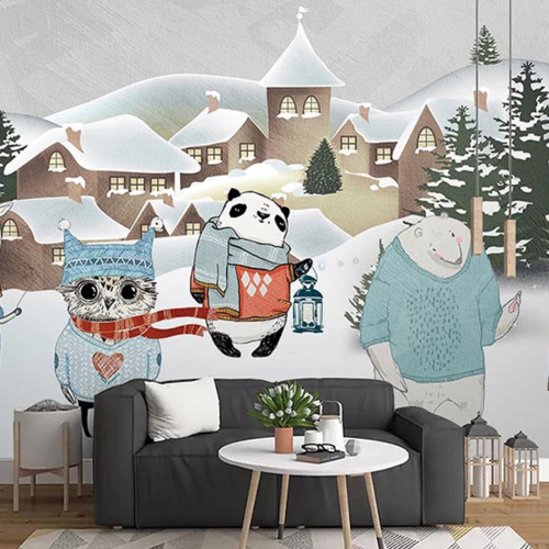 ورق جدران تصميم غرف أطفال