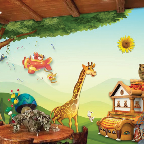 ورق جدران تصميم غرف أطفال