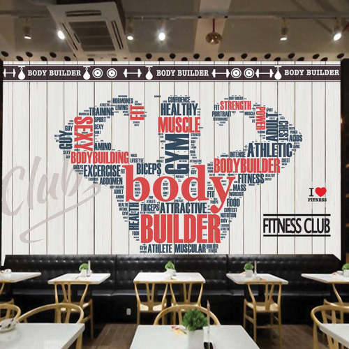 ورق جدران تصميم للنوادي الرياضية