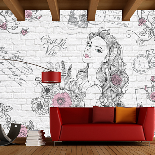 ورق جدران لتصميم صالونات التجميل