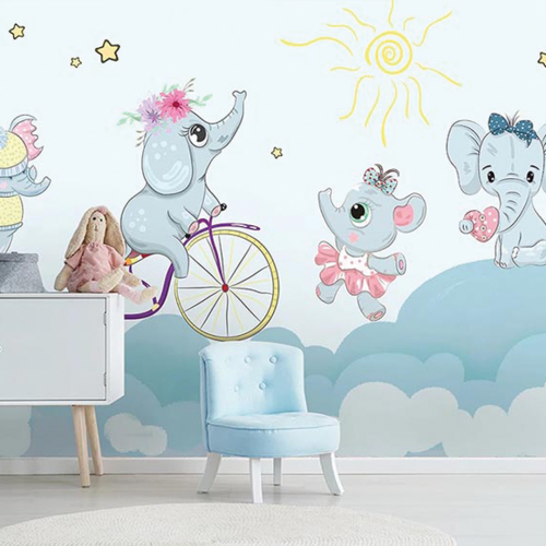 ورق جدران تصميم غرف أطفال