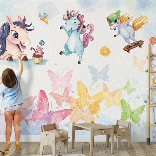 ورق جدران تصميم غرف أطفال