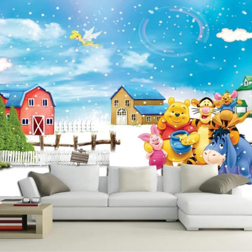 ورق جدران تصميم غرف أطفال