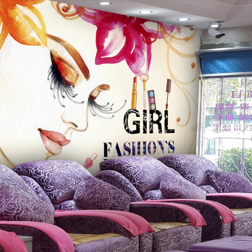 ورق جدران لتصميم صالونات التجميل