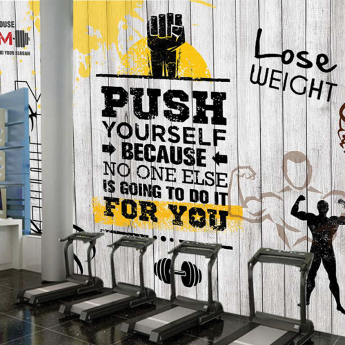 ورق جدران تصميم للنوادي الرياضية