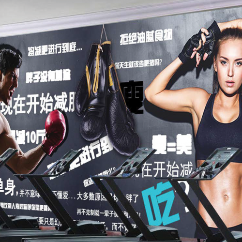 ورق جدران تصميم للنوادي الرياضية