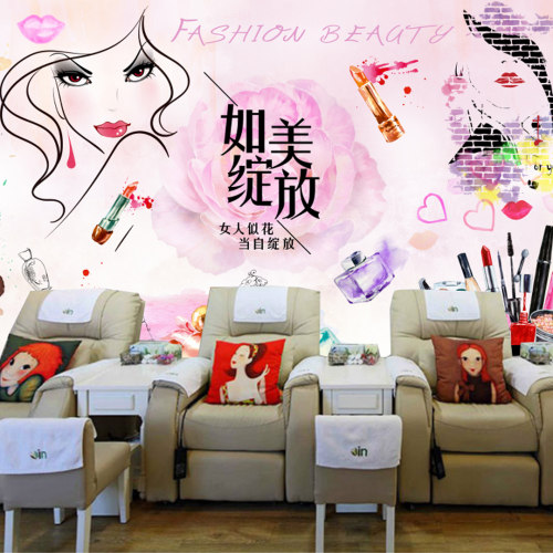 ورق جدران لتصميم صالونات التجميل