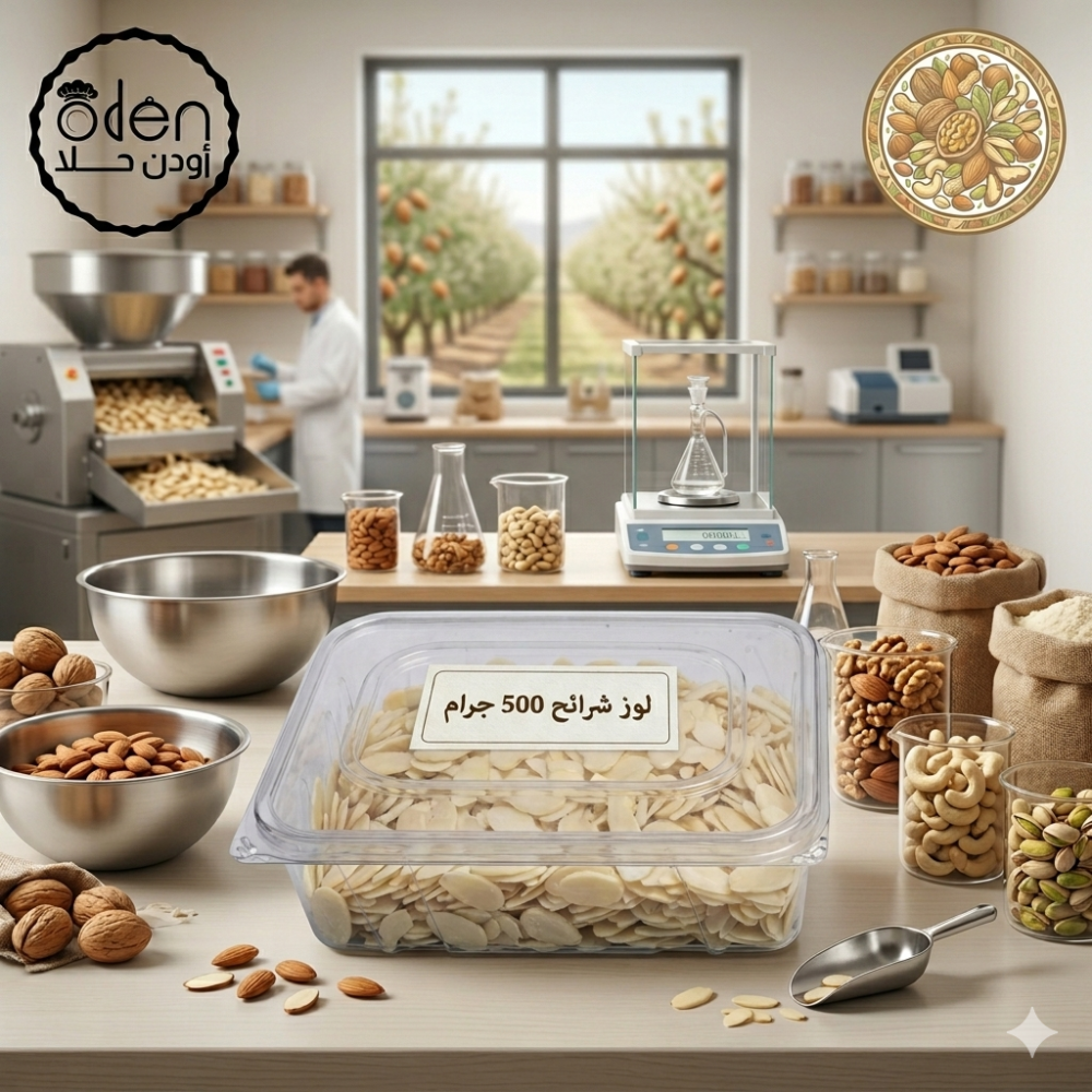 لوز شرائح 500 جرام من متجر أودن حلا