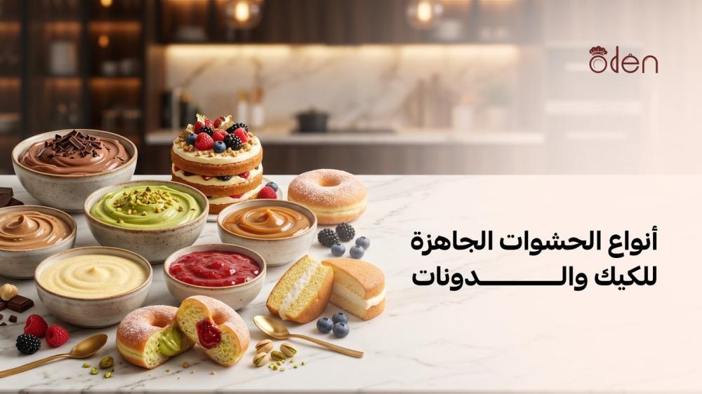 أنواع الحشوات الجاهزة للكيك والدونات