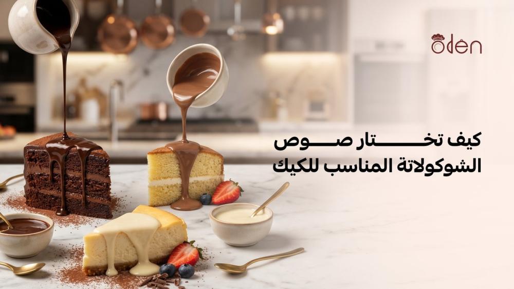 كيف تختار صوص الشوكولاتة المناسب للكيك