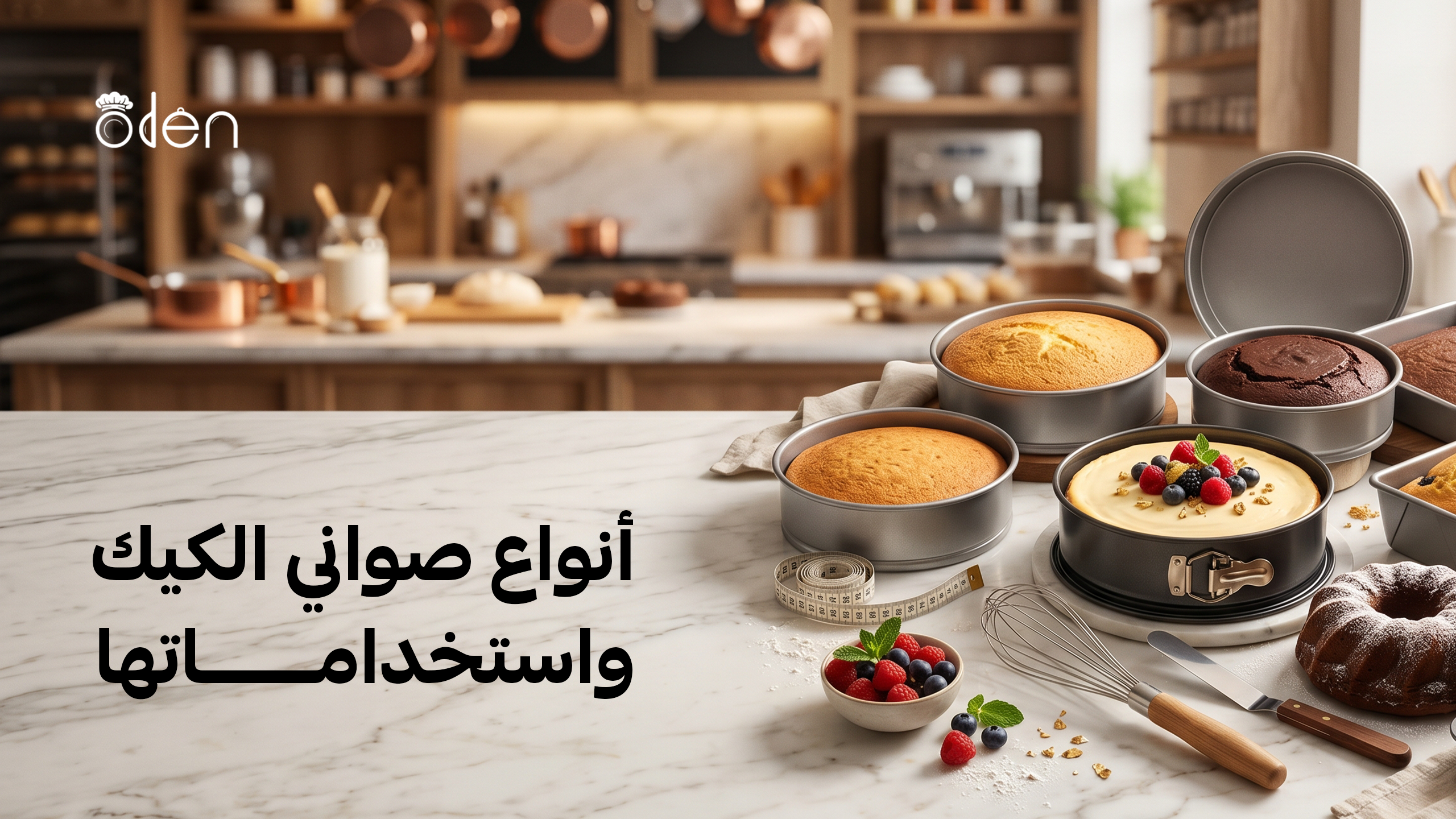 أنواع صواني الكيك واستخداماتها