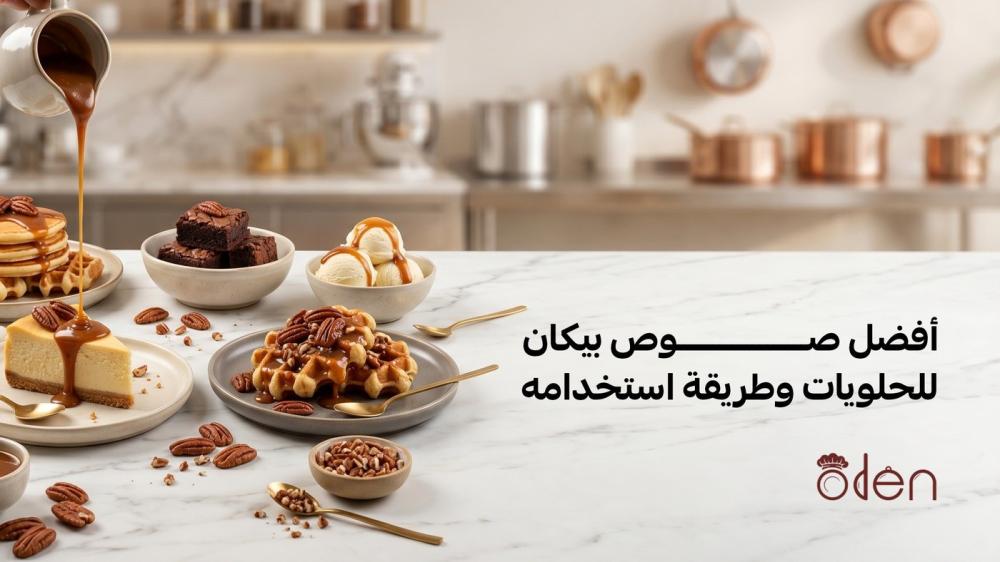 أفضل صوص بيكان للحلويات وطريقة استخدامه