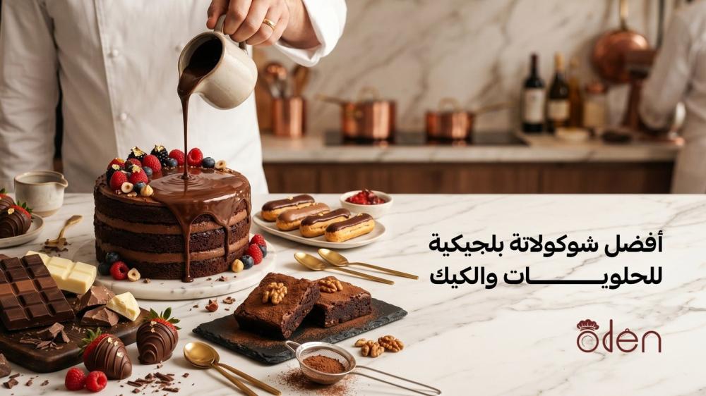 أفضل شوكولاتة بلجيكية للحلويات والكيك