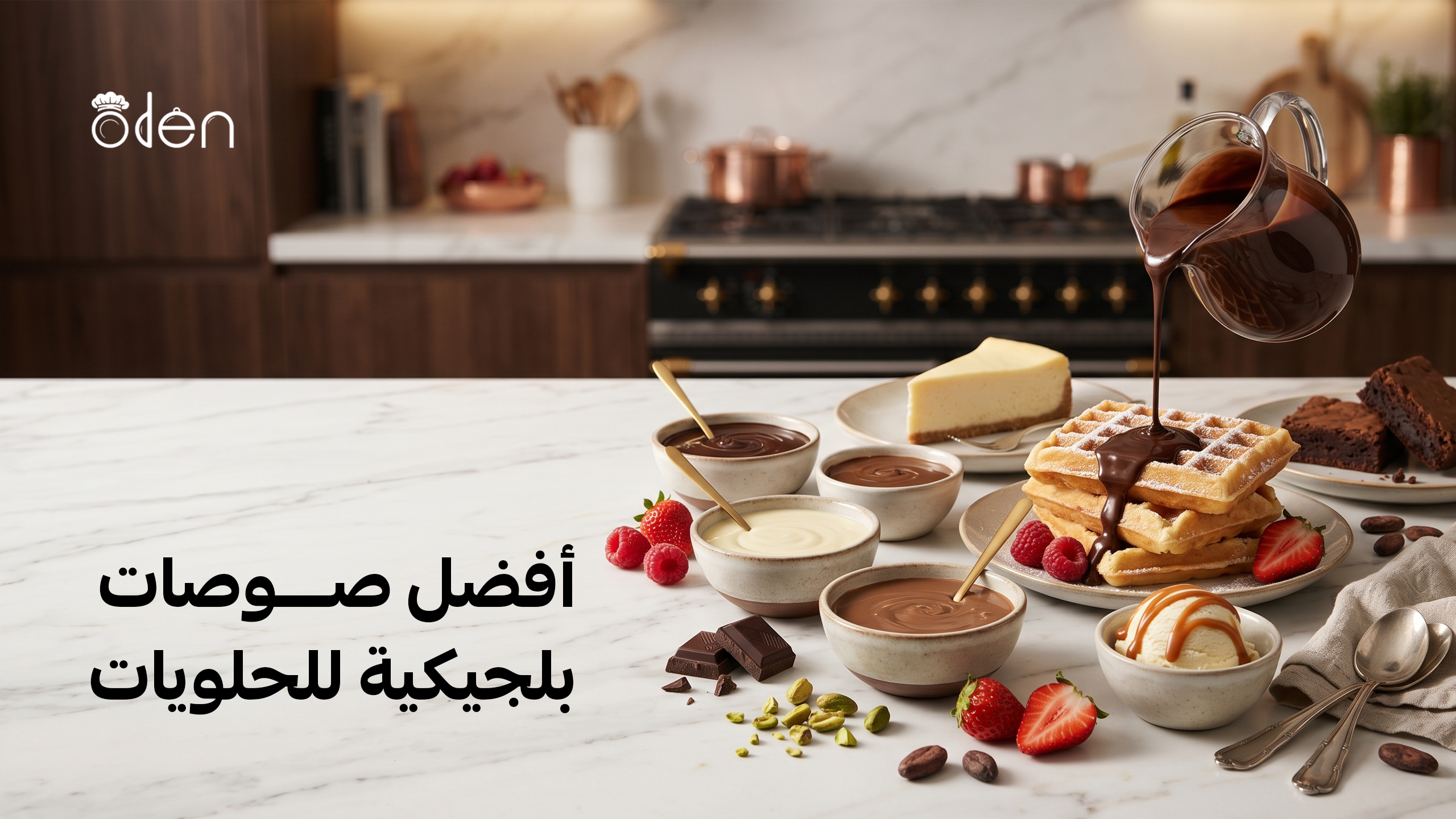 أفضل صوصات بلجيكية للحلويات