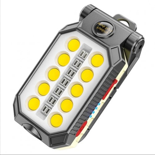 مصباح يدوي LED T6 مع مؤشر طاقة ، شحن USB ، مقاوم ل...