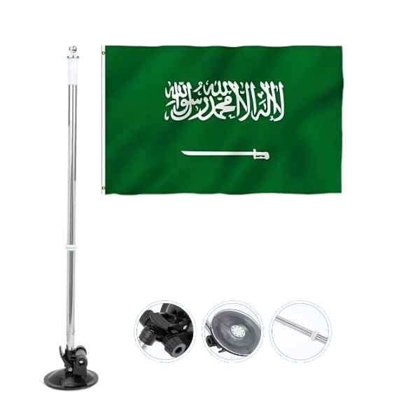 علم السعودية للسيارة