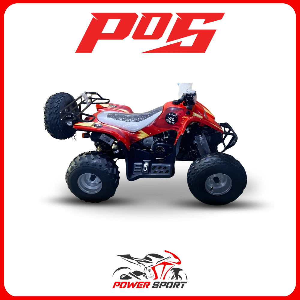 دباب تايوان باورسبورت 4 كفرات لون احمر - 100cc