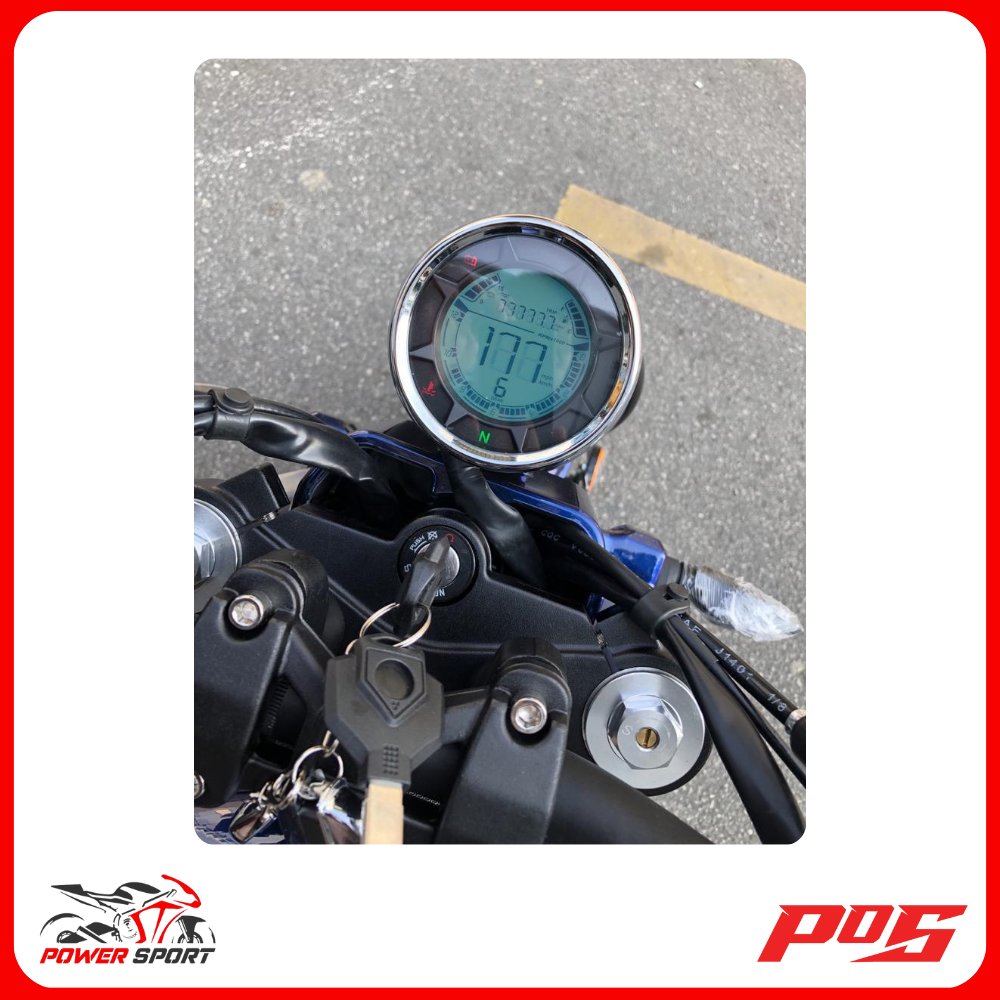 دراجة نارية كروز من باور سبورت احمر - STORM