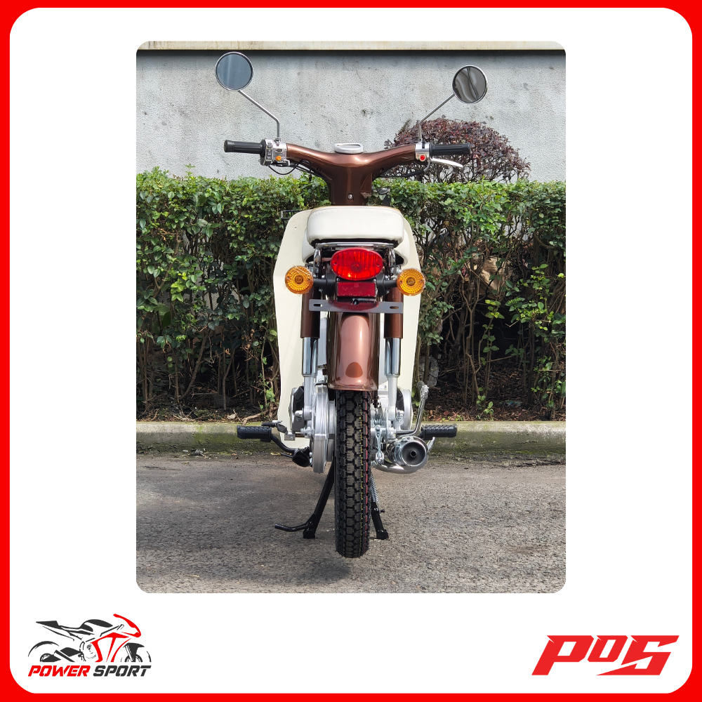 دراجة نارية كلاسيك شبيه الهوندا 110 لون بني - WS110