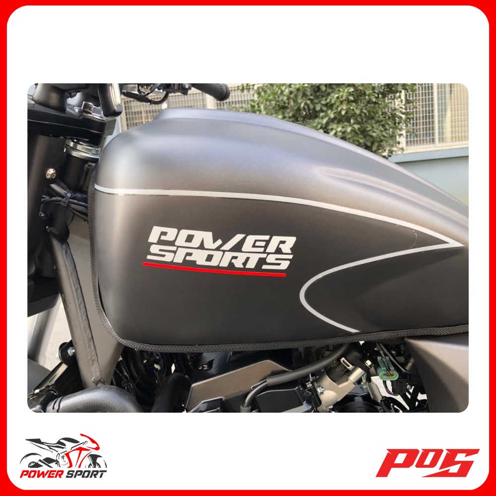 دراجة نارية كروز من باور سبورت احمر - STORM