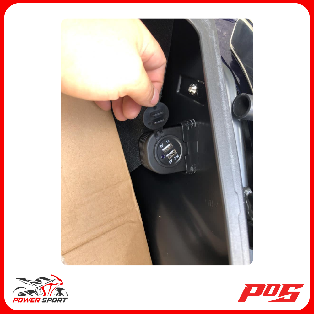 دراجة نارية كروز من باور سبورت احمر - STORM