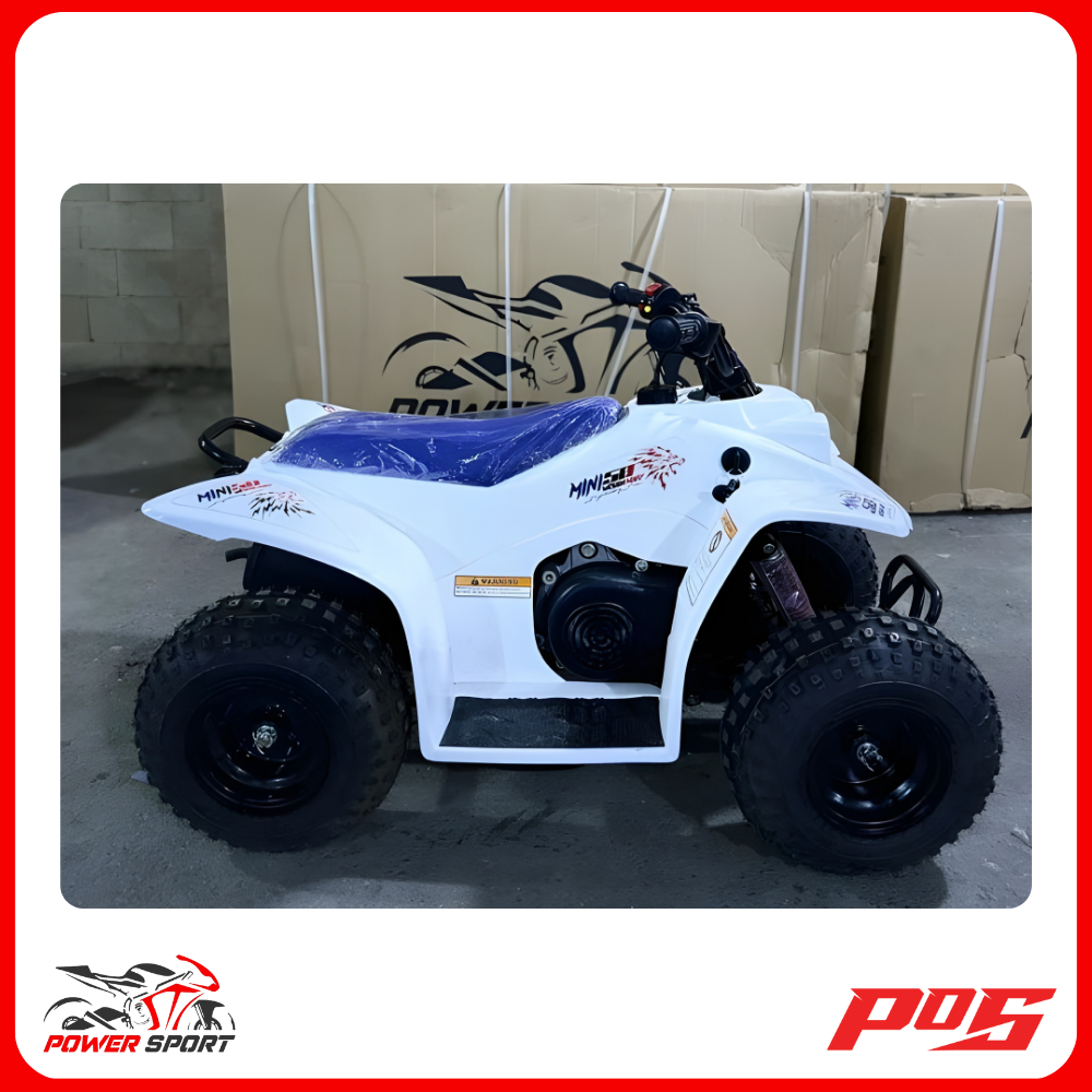 دباب رام 50cc تايواني 4 كفرات لون ابيض