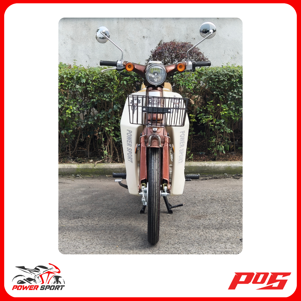 دراجة نارية كلاسيك شبيه الهوندا 110 لون بني - WS110