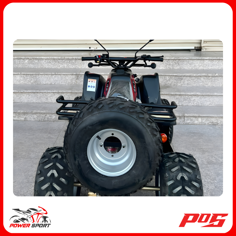 دباب تايوان باورسبورت 4 كفرات مع ريوس لون أسود - 100cc